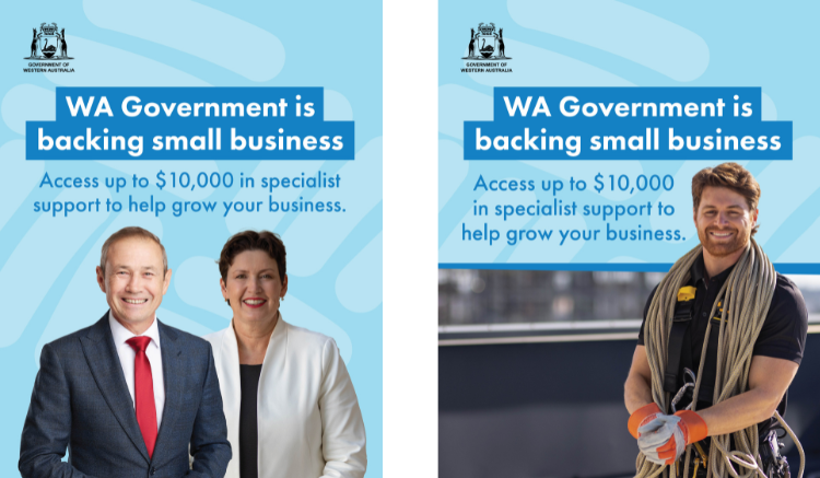 Image showing the social media tiles available for Members of Parliament.
