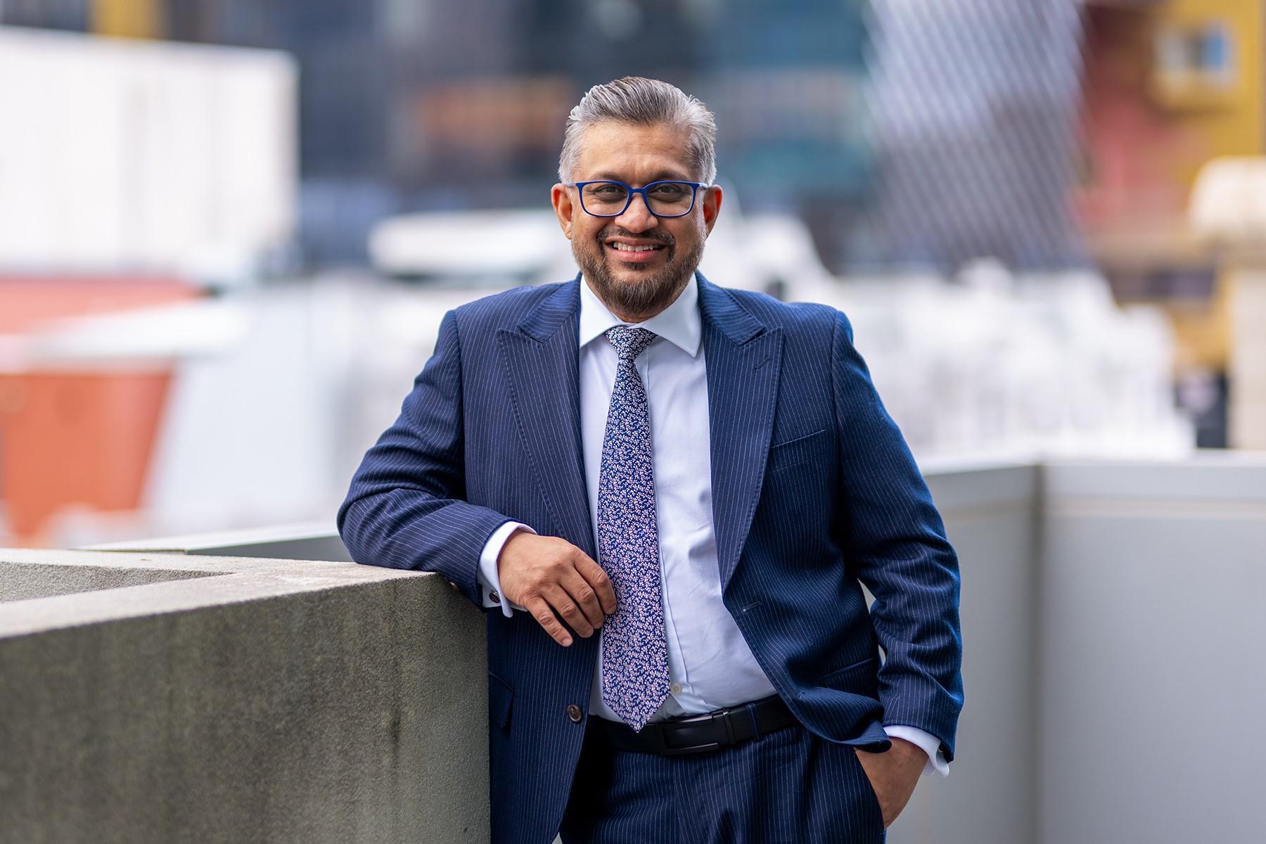 Photo of Small Business Commissioner and SBDC CEO Saj Abdoolakhan.