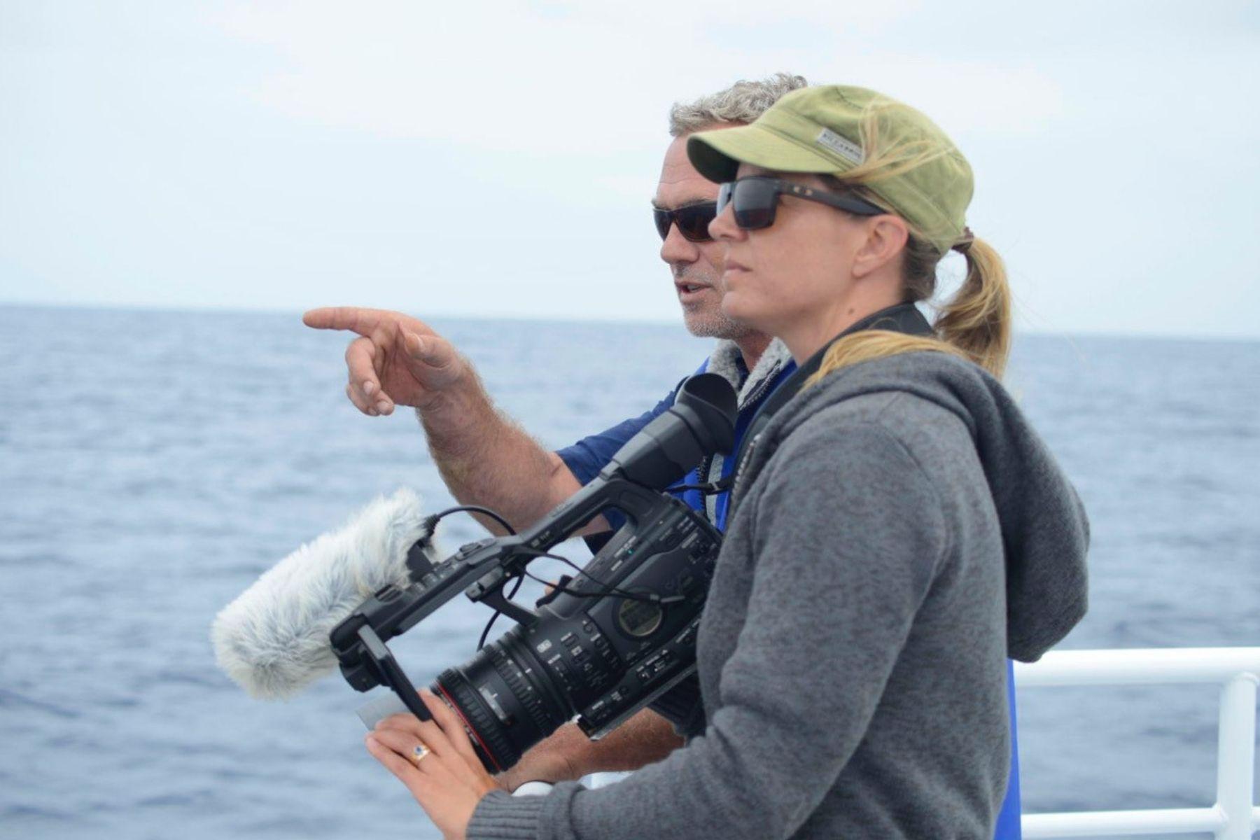 Photo of David and Jennene Riggs, owners of Riggs Australia, on a photo shoot.