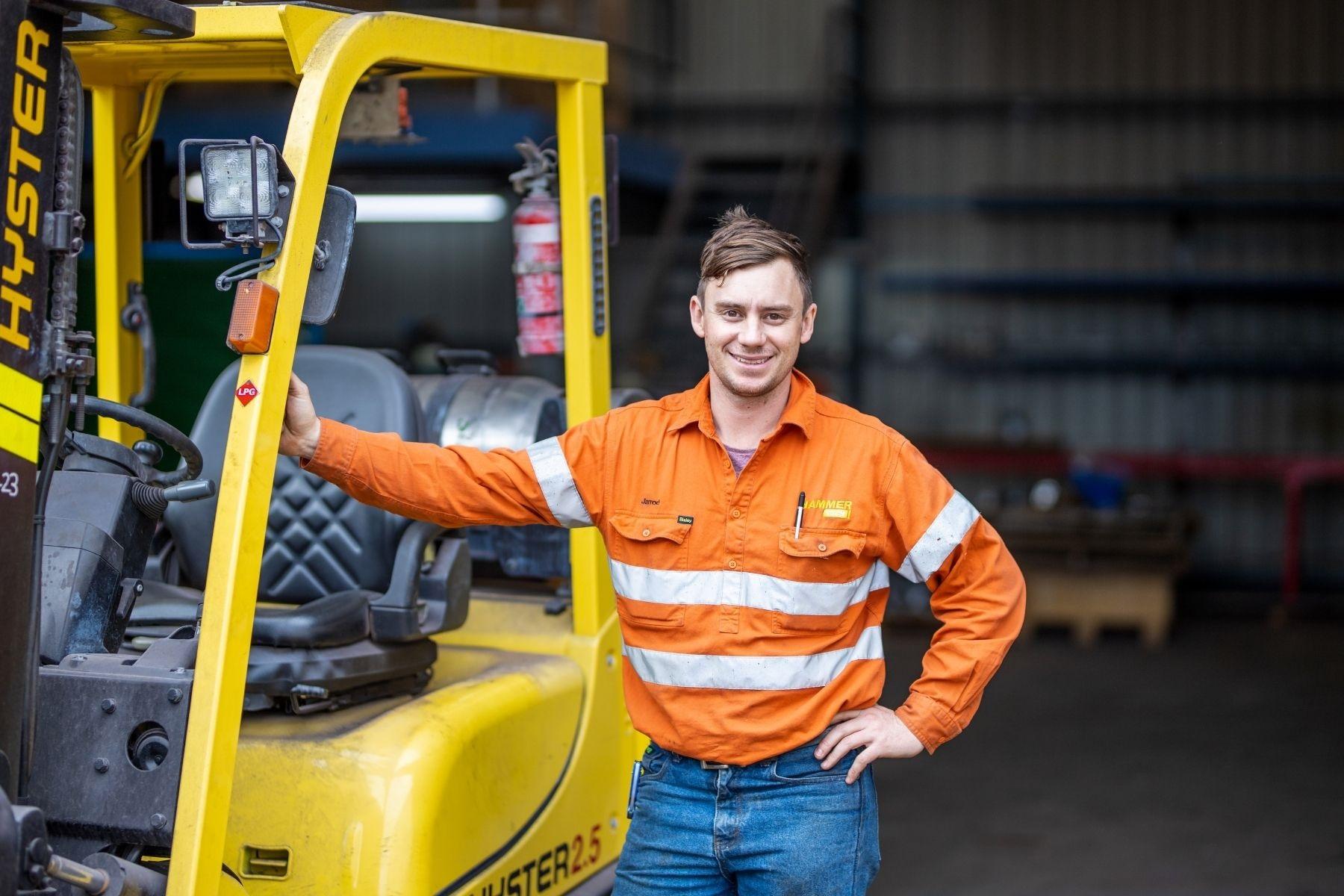 Photo of Jarrod Whitbourne from Hammer Tech.