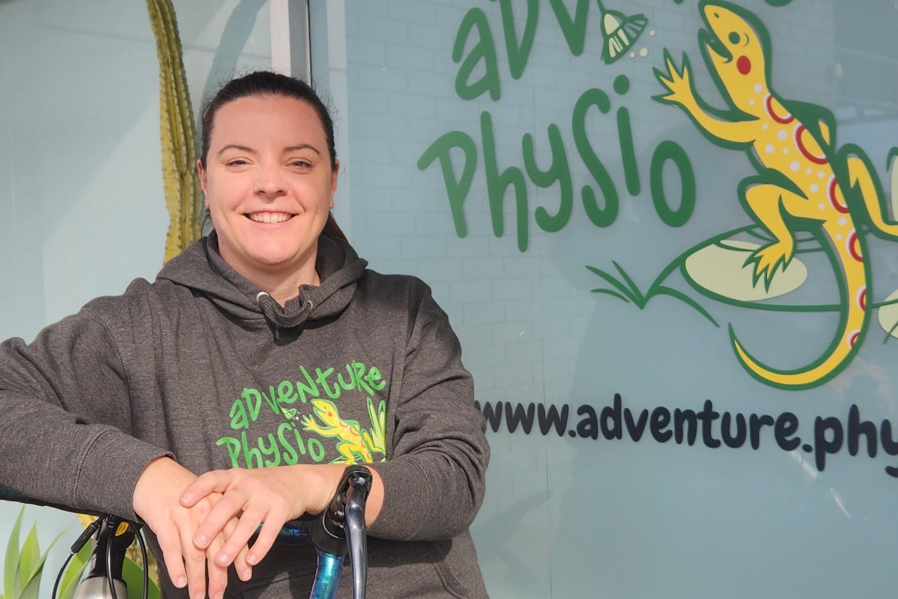 Photo of a female small business owner standing out the front of her business located in the City of Cockburn.