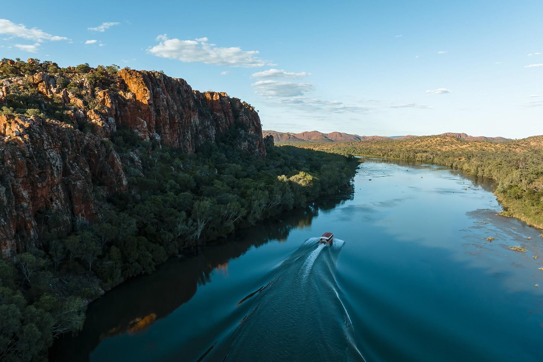 Photo showing the landscape in the East Kimberley region of Western Australia.