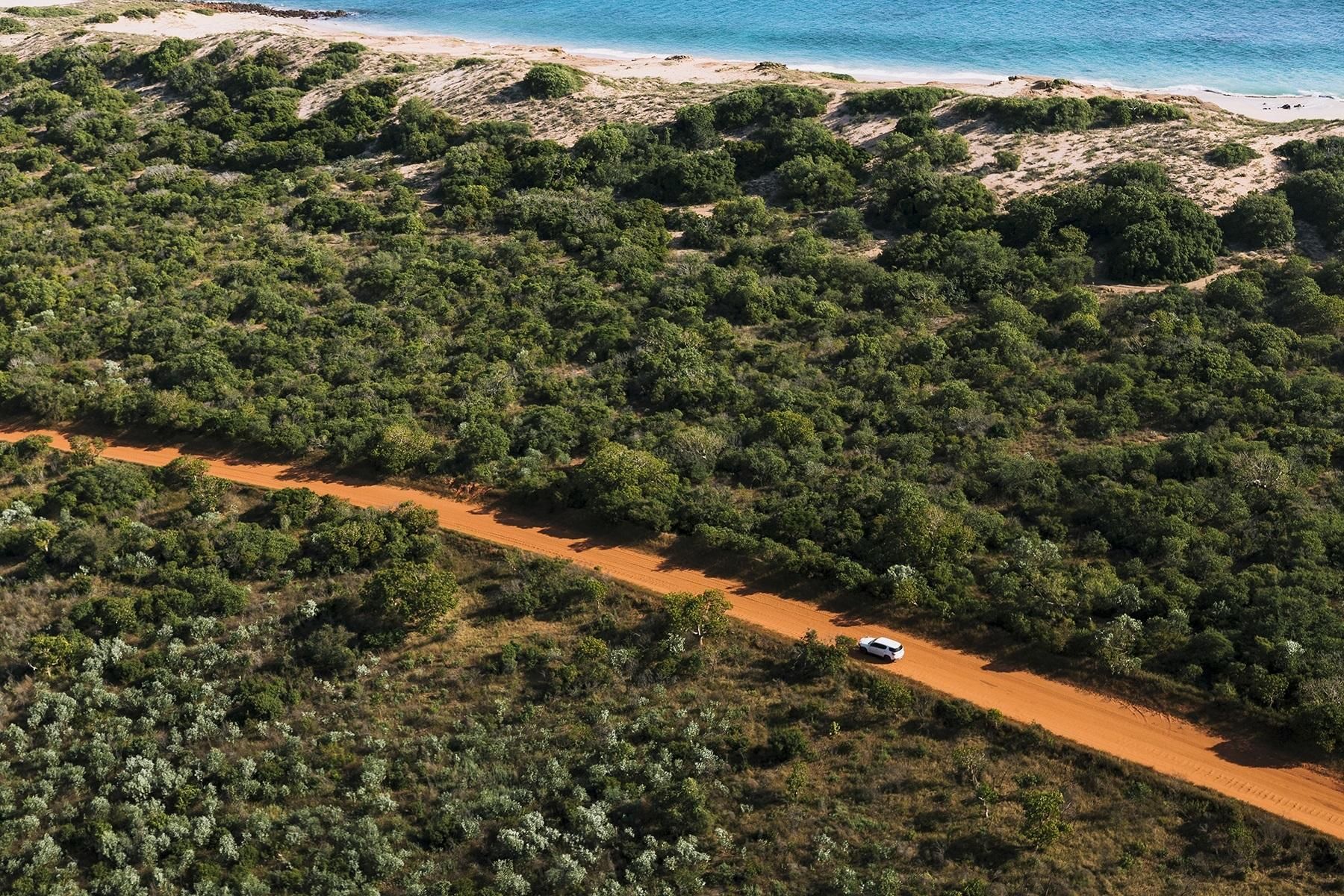 An aerial photo of the West Kimberley region of Western Australia.